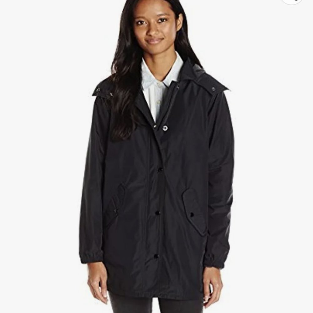 Obey Lafayette Mac jacket raincoat sz medium